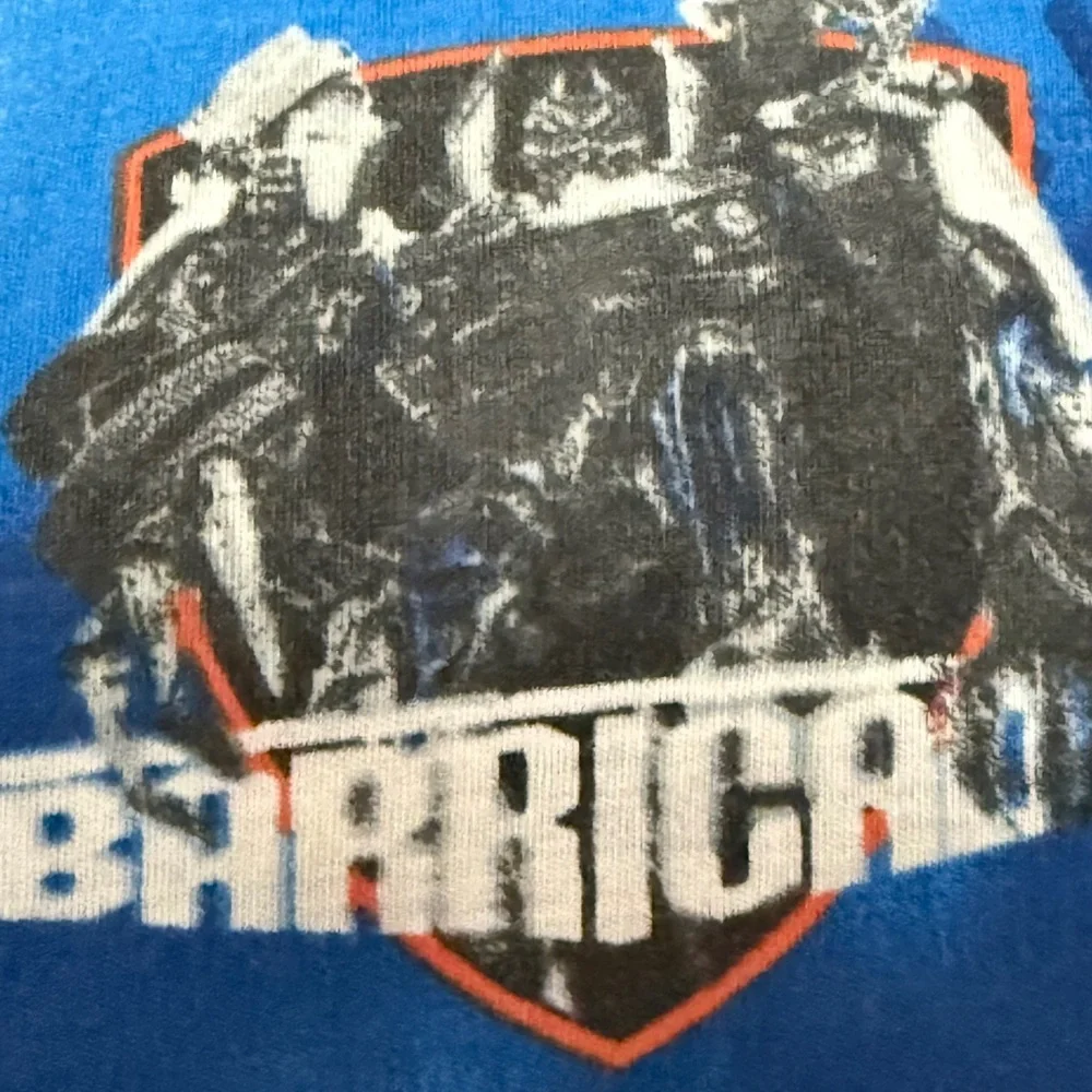 Vintage Transformers Blue Graphic Twin size Top Flat Sheet 2006